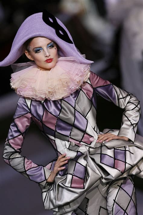 dior circus collection|Dior clown looks.